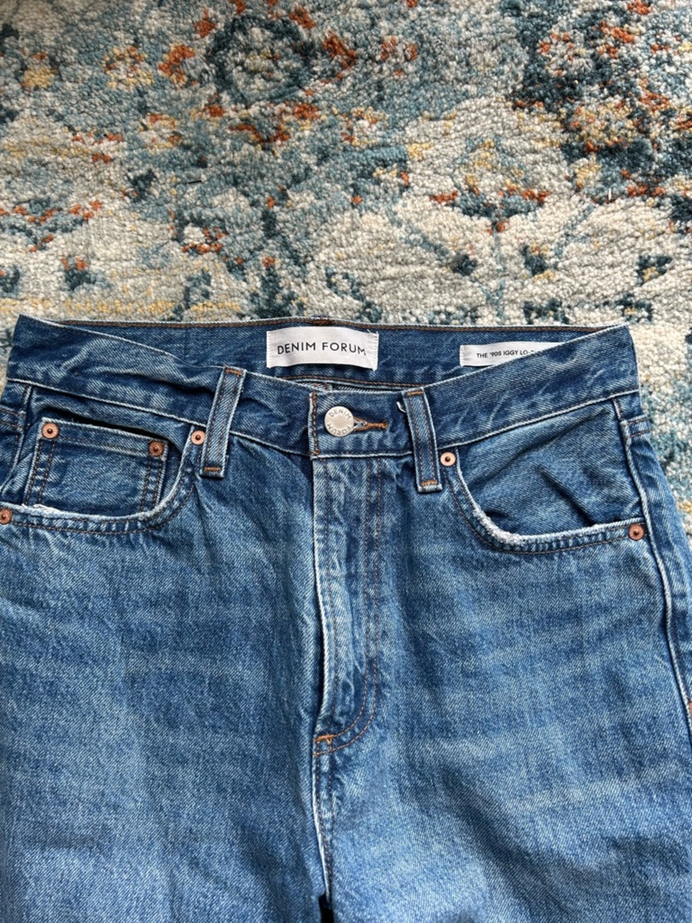 Denim Forum Iggy Lo-Rise Baggy Jeans